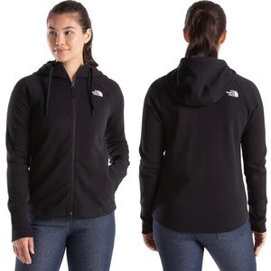 The North Face Fleece Women’s Black Zip Up Jacket with Hood XL